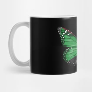 Sudanese Flag  Butterfly - Gift for Sudanese From Sudan Mug